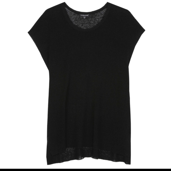 Eileen Fisher polished linen rib tunic top 9428 - Picture 2 of 5